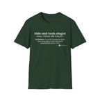 Bigfoot "Hide-and-Seek-ologist" T-Shirt — Funny Sasquatch Definition Tee
