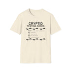 Cryptid Texting Codes T-Shirt — Funny Bigfoot/Nessie Sasquatch Meme Tee for Cryptid Fans