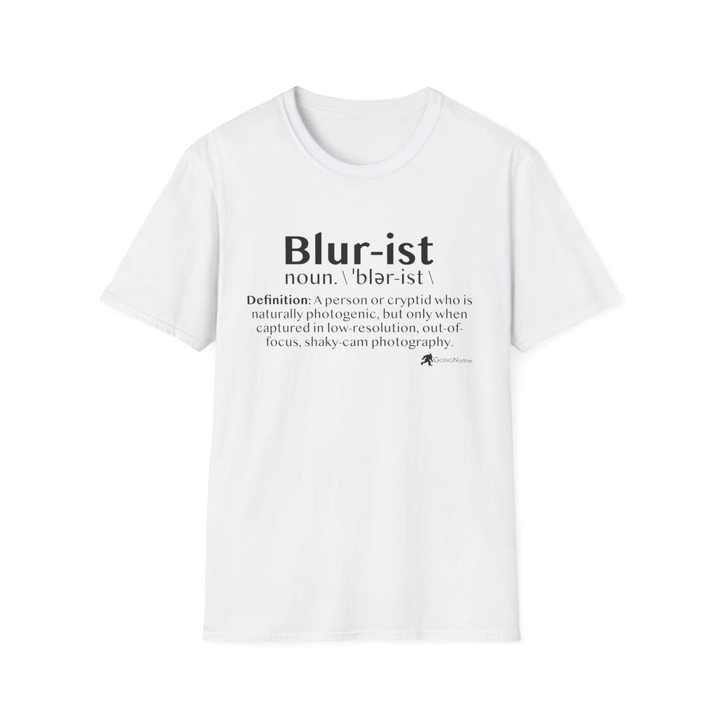 Bigfoot 'Blur-ist' Definition T-Shirt — Cute Sasquatch Photogenic Blur Tee