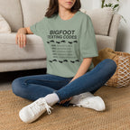 Bigfoot Texting Codes T-Shirt — Funny Sasquatch Emoji Trail Tee