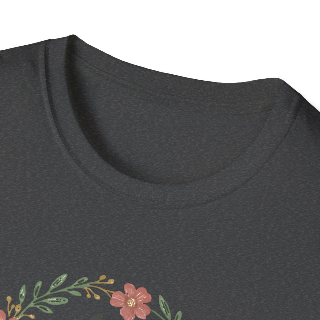 Bunny Mom Floral Wreath T-Shirt