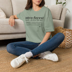 Intro-Forest Sasquatch Definition T-Shirt — Funny Bigfoot Introvert Tee