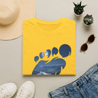 Bigfoot 'Squatchin' Ain't Easy' T-Shirt — Moonlit Winter Lake Sasquatch Tee