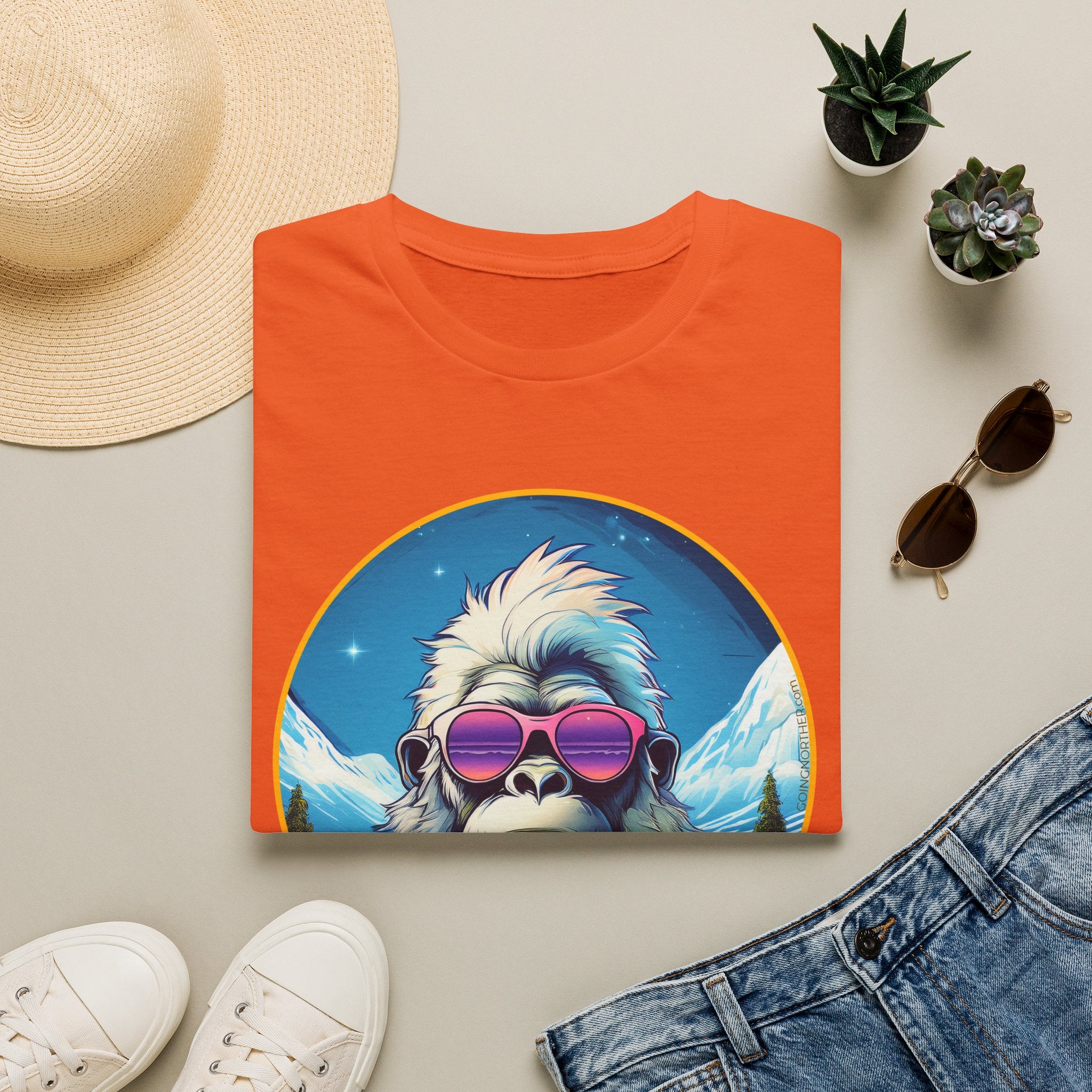 Going Norther - Bigfoot - Sasquatch Soul T-Shirt - Retro Design