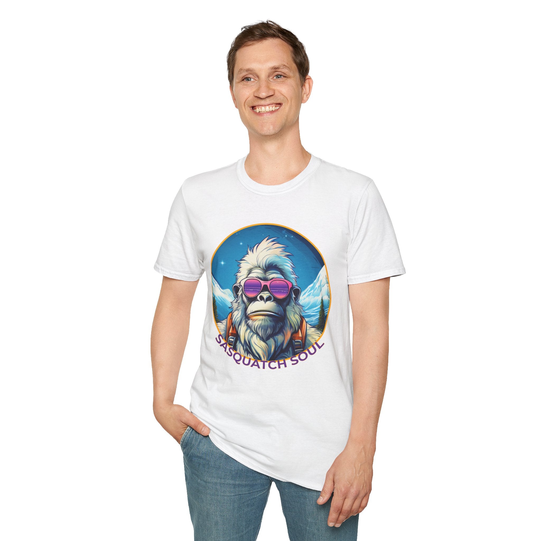 Going Norther - Bigfoot - Sasquatch Soul T-Shirt - Retro Design