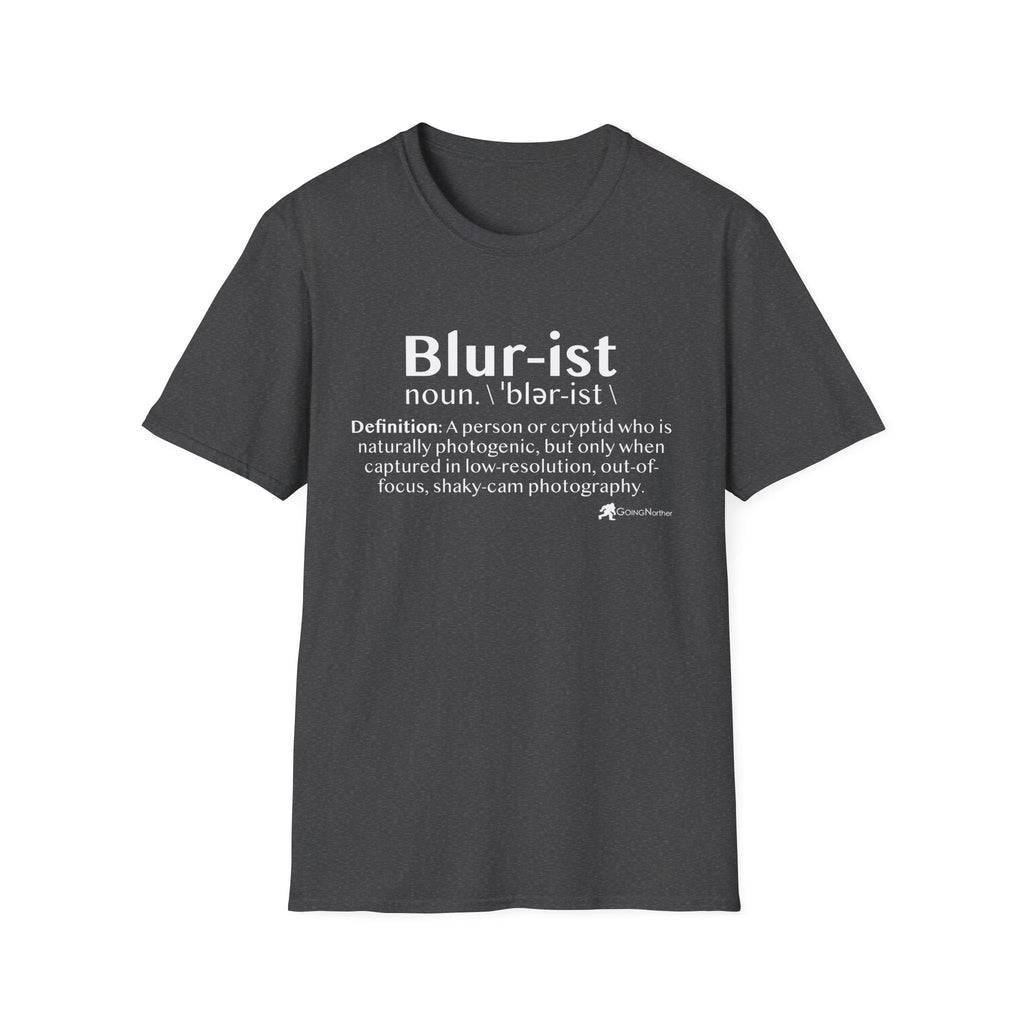 Bigfoot 'Blur-ist' Definition T-Shirt — Cute Sasquatch Photogenic Blur Tee