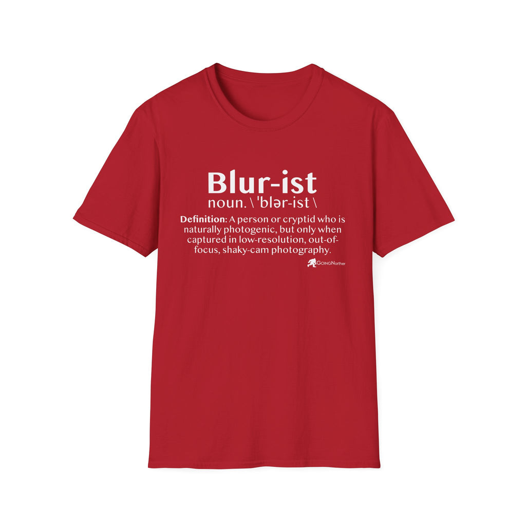 Bigfoot 'Blur-ist' Definition T-Shirt — Cute Sasquatch Photogenic Blur Tee