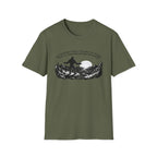 Bigfoot Outdoors Church T-Shirt — "My Church Has a Ceiling of Stars" Scenic Mountain Tee