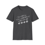 Wolf Paw Graphic T-Shirt — "To Be One with the Land" Script Tee