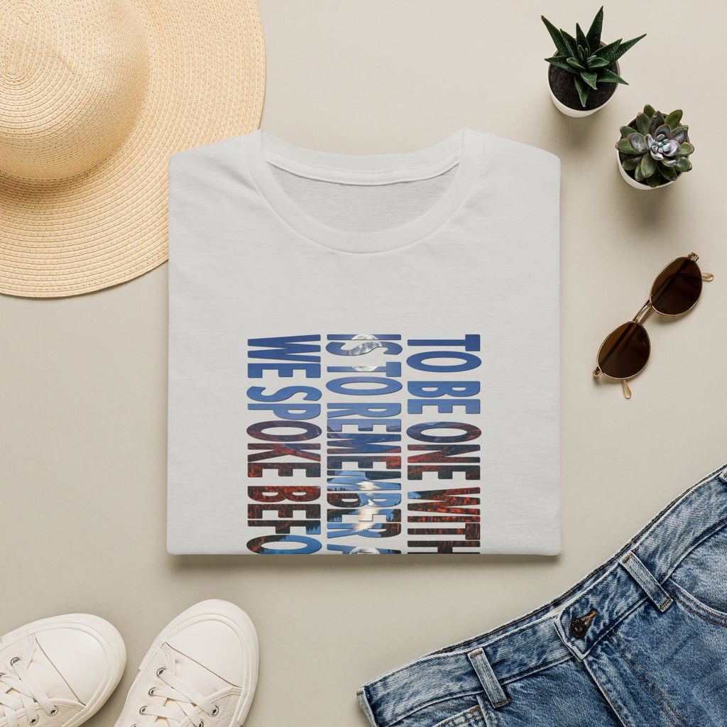 T-Shirt — "To Be One With The Land" Love Outdoors!