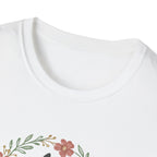 Bunny Mom Floral Wreath T-Shirt