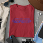 Funny Hiking T-Shirt - A Bad Day Outdoors vs. Bigfoot Tie